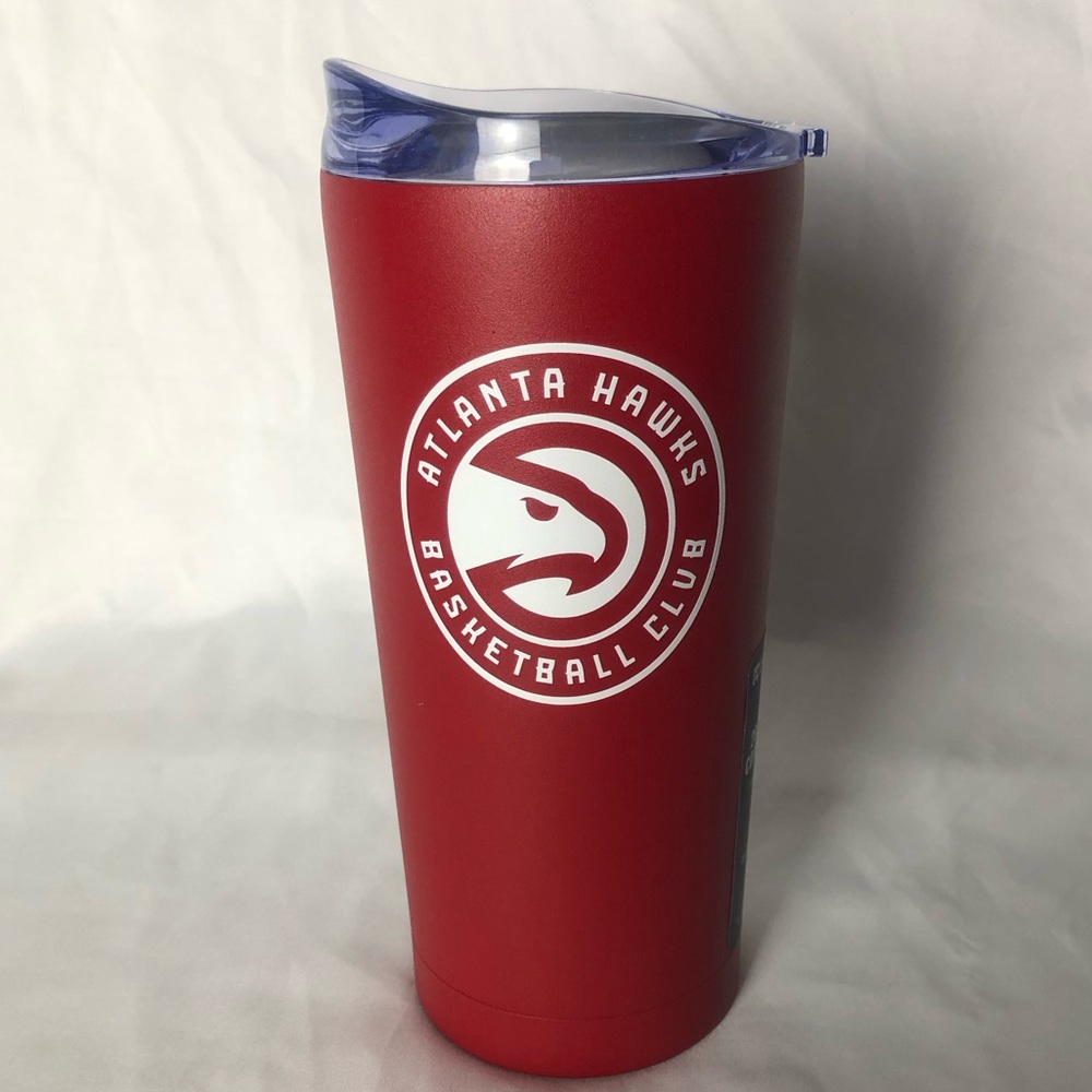 Atlanta Hawks Basketball Fan Gear tumbler 20oz powder coated stainless steel